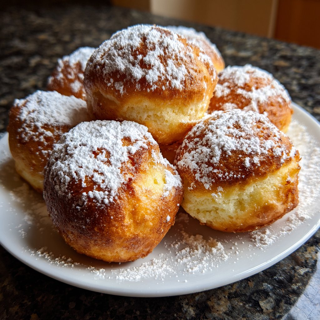Quarkbällchen ohne Frittieren