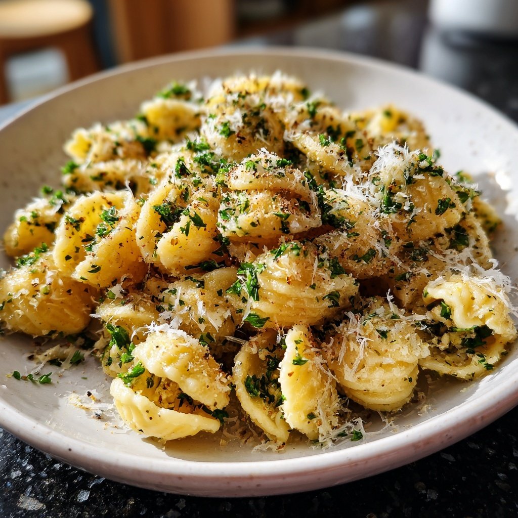 Schnell & Einfach 15-Minuten Knoblauchpasta