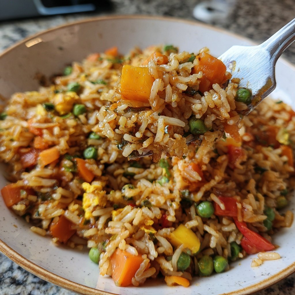 Gebratener Reis mit Gemüse