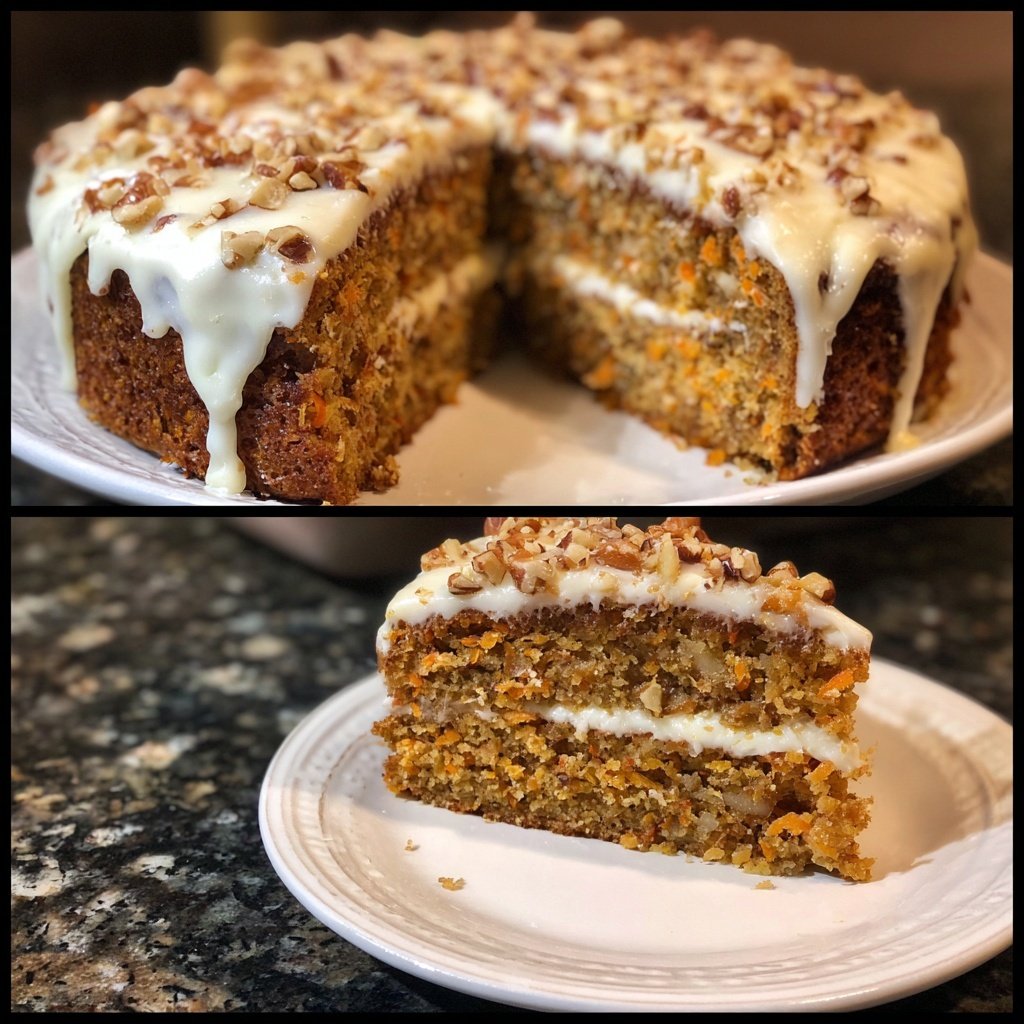 Karottenkuchen Mit Zimt Und Nelken