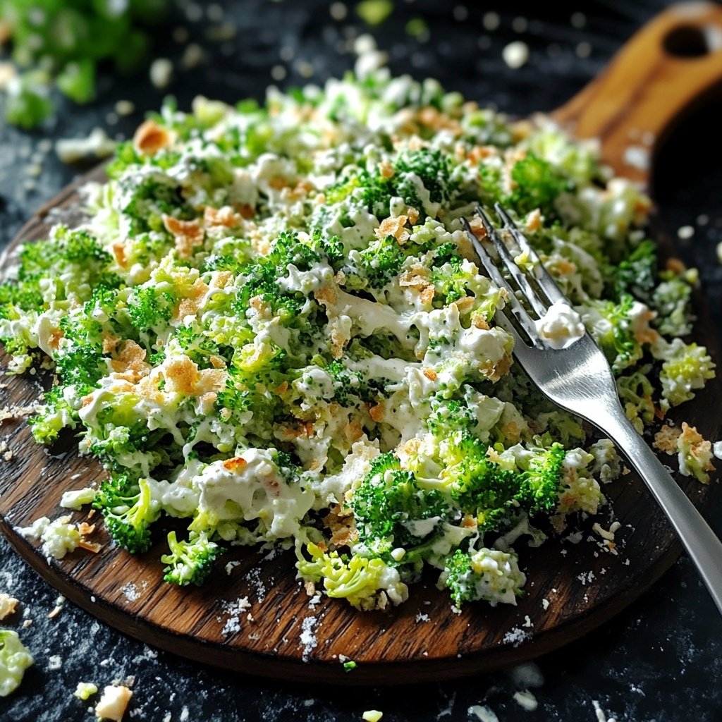 Brokkoli-Salat als Beilagensalat zum Grillen