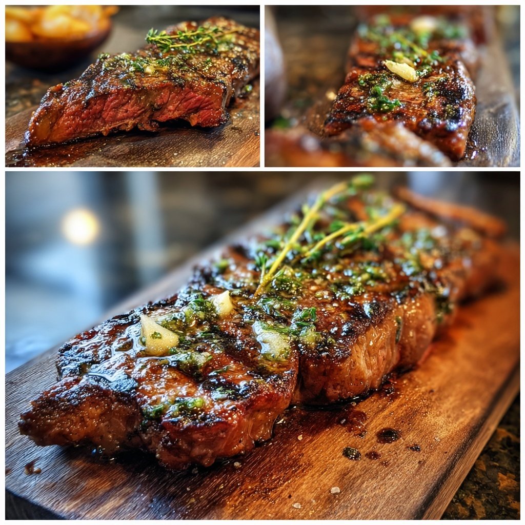 Gegrilltes Steak Mit Thymian