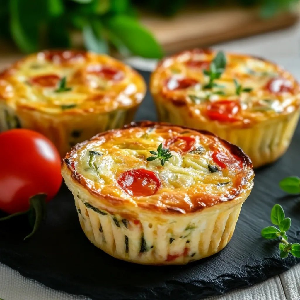 Mini-Quiches mit Gemüse