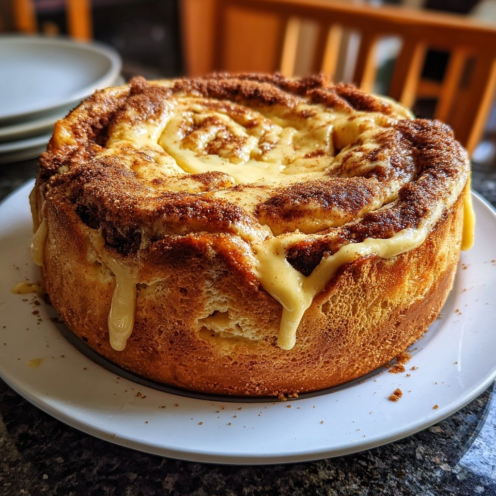Zimtschnecken-Käsekuchen