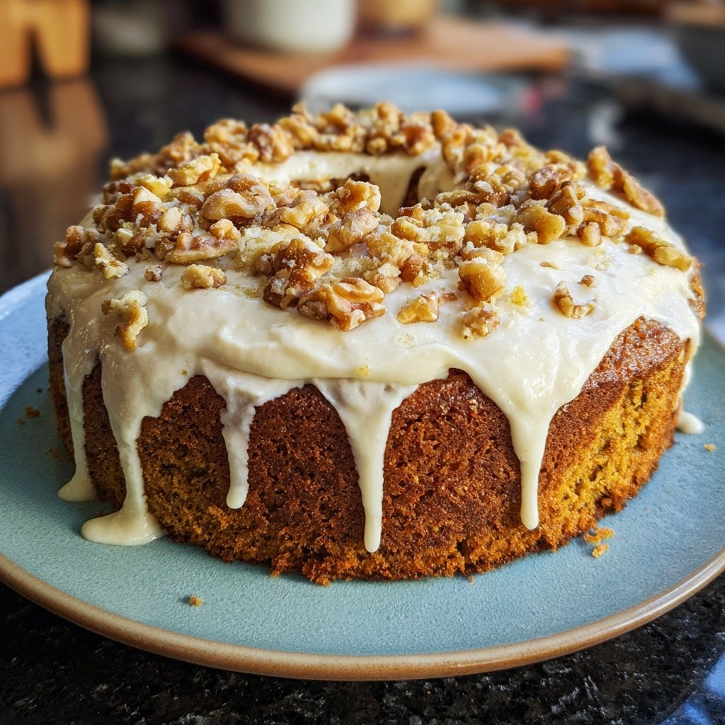 Karottenkuchen Mit Frischkäse Frosting