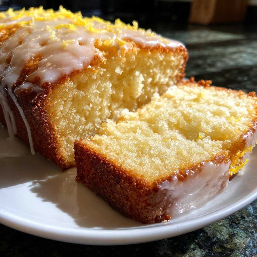 Zitronenkuchen mit Joghurt