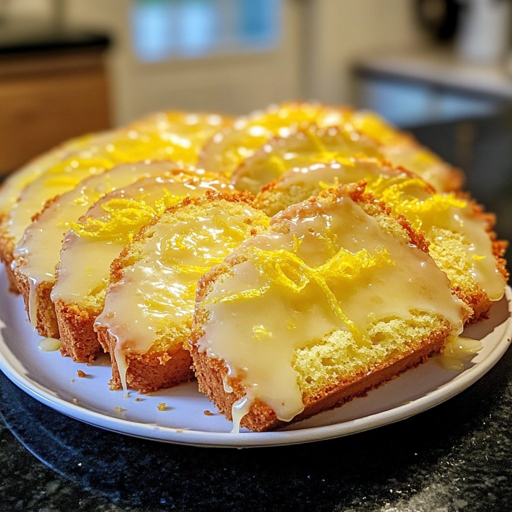 Zitronenkuchen saftig