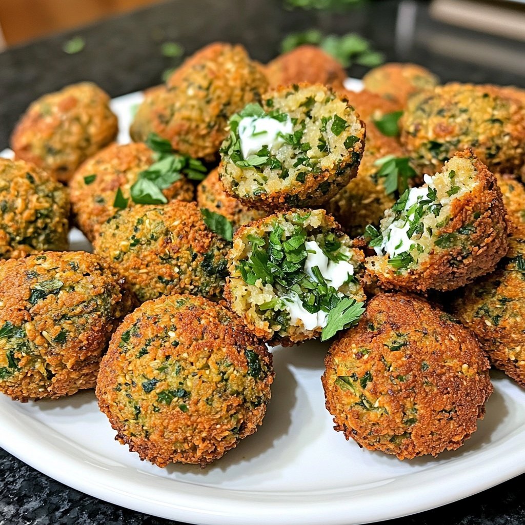 Falafel mit Joghurt-Dip