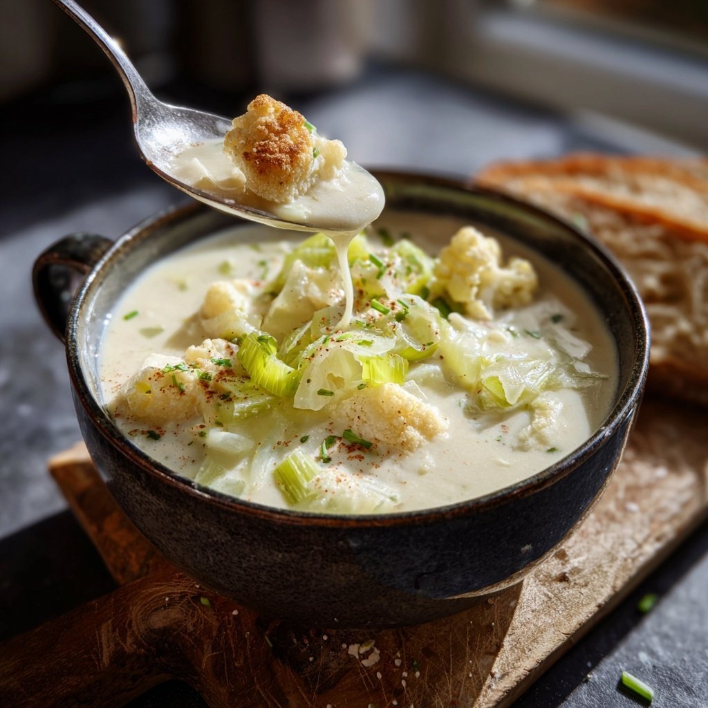 Blumenkohl Suppe Mit Lauch