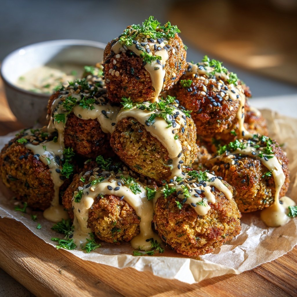 Falafel mit Tahini-Sauce