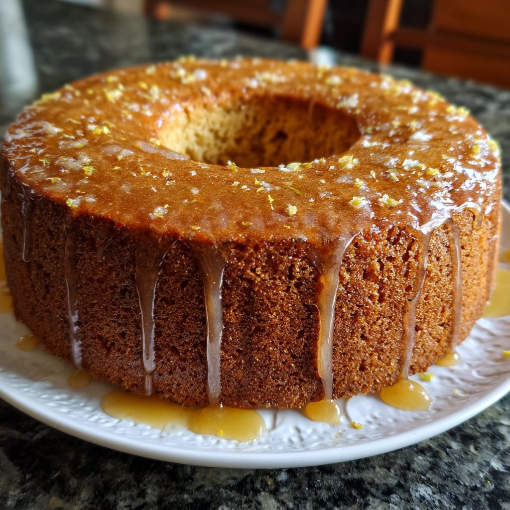 Zitronenkuchen mit Honig