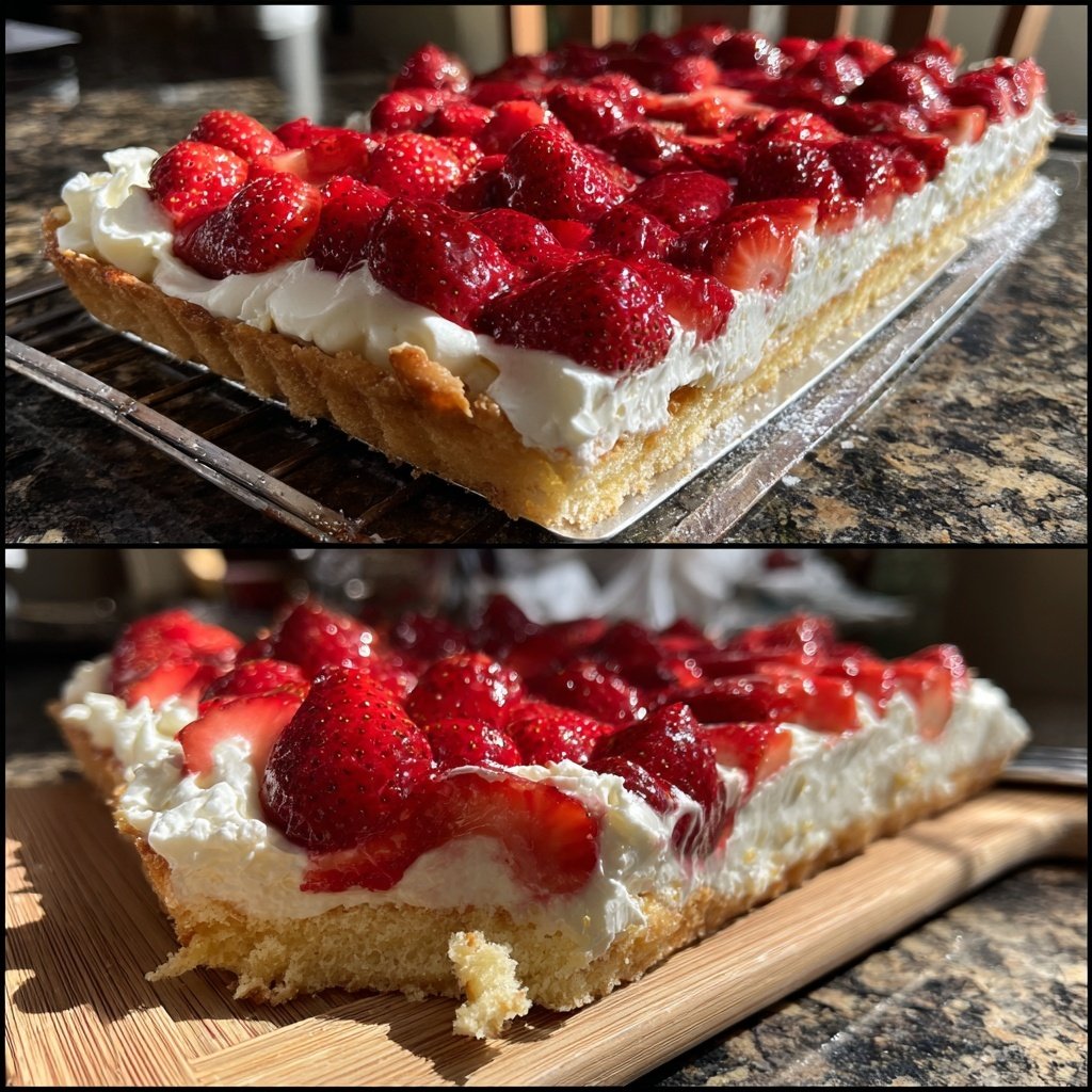 Erdbeer Schmand Kuchen Klassisch